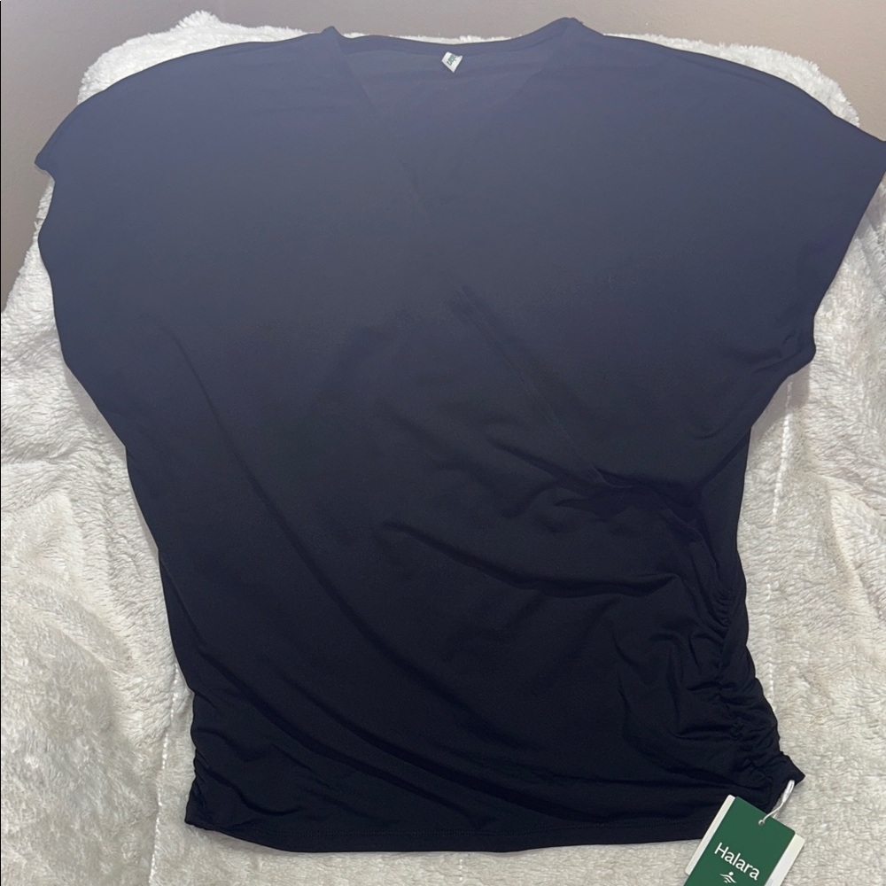 HALARA Women's Elegant Black Blouse